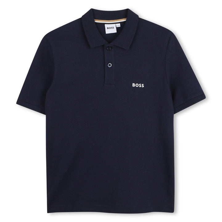 Boss Print On Back Bottom - 849 Navy - Posh New York