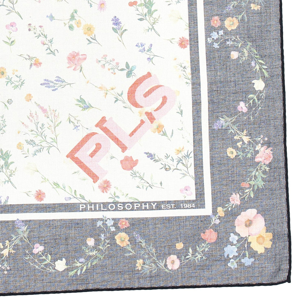 Botanical Print Scarf - 0084 Multi - Posh New York