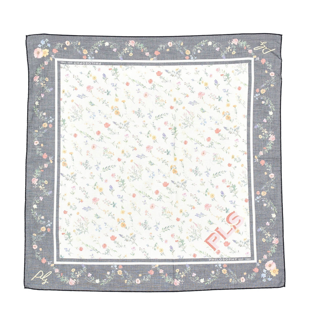 Botanical Print Scarf - 0084 Multi - Posh New York