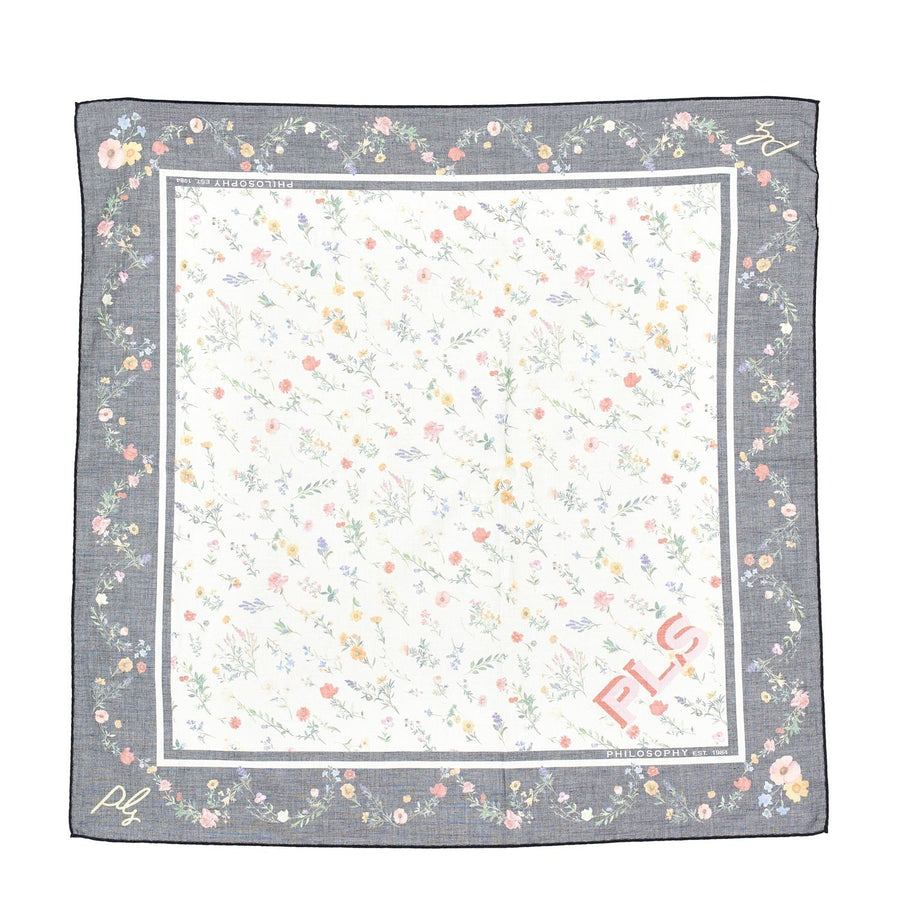 Botanical Print Scarf - 0084 Multi - Posh New York