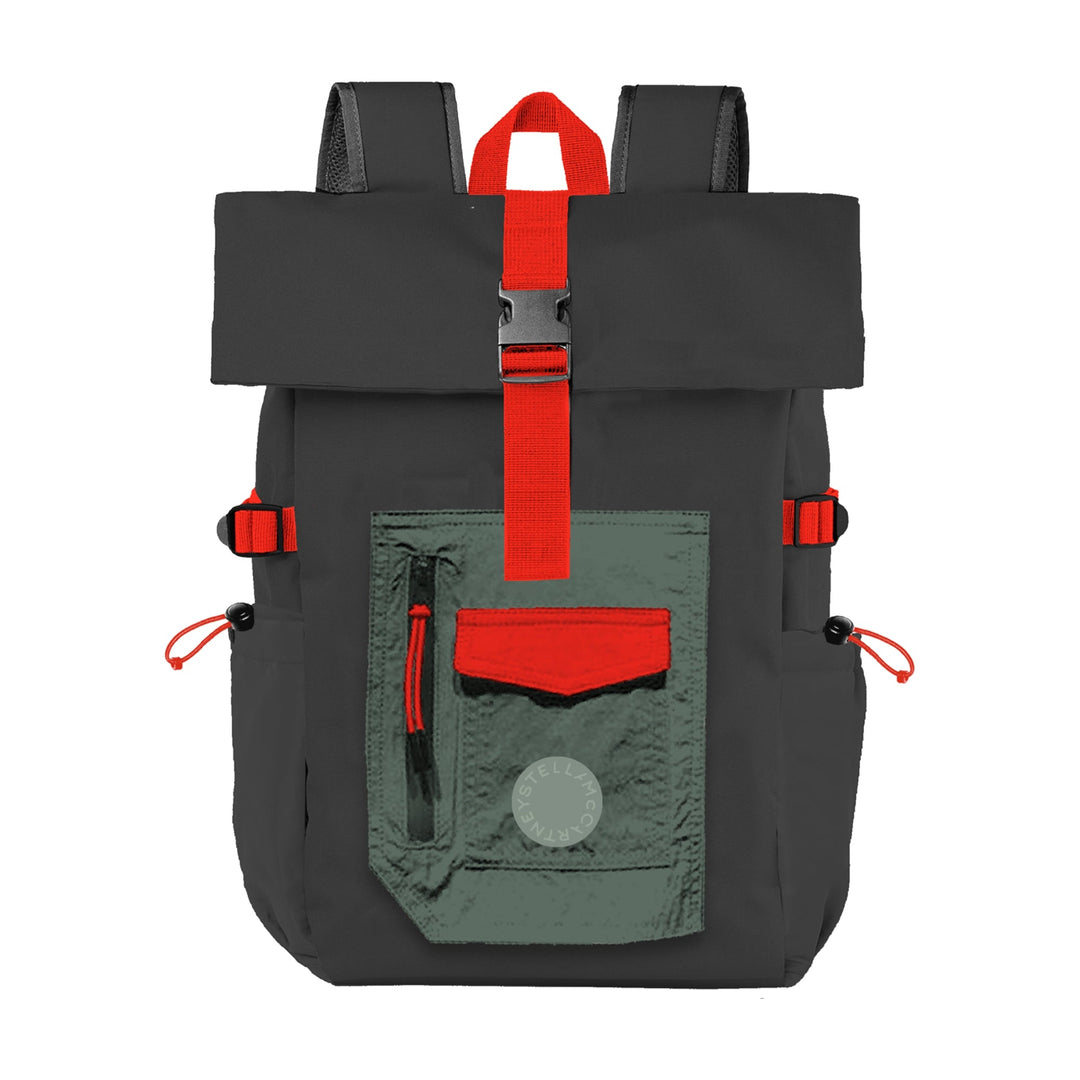 Boy Backpack with Contrast Details - Black - Posh New York