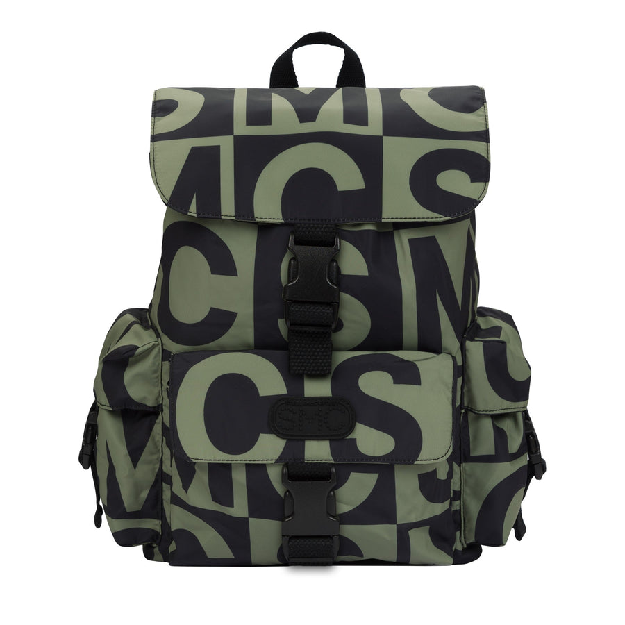 BOY CHECKERBOARD SMC BACKPACK - Green - Posh New York