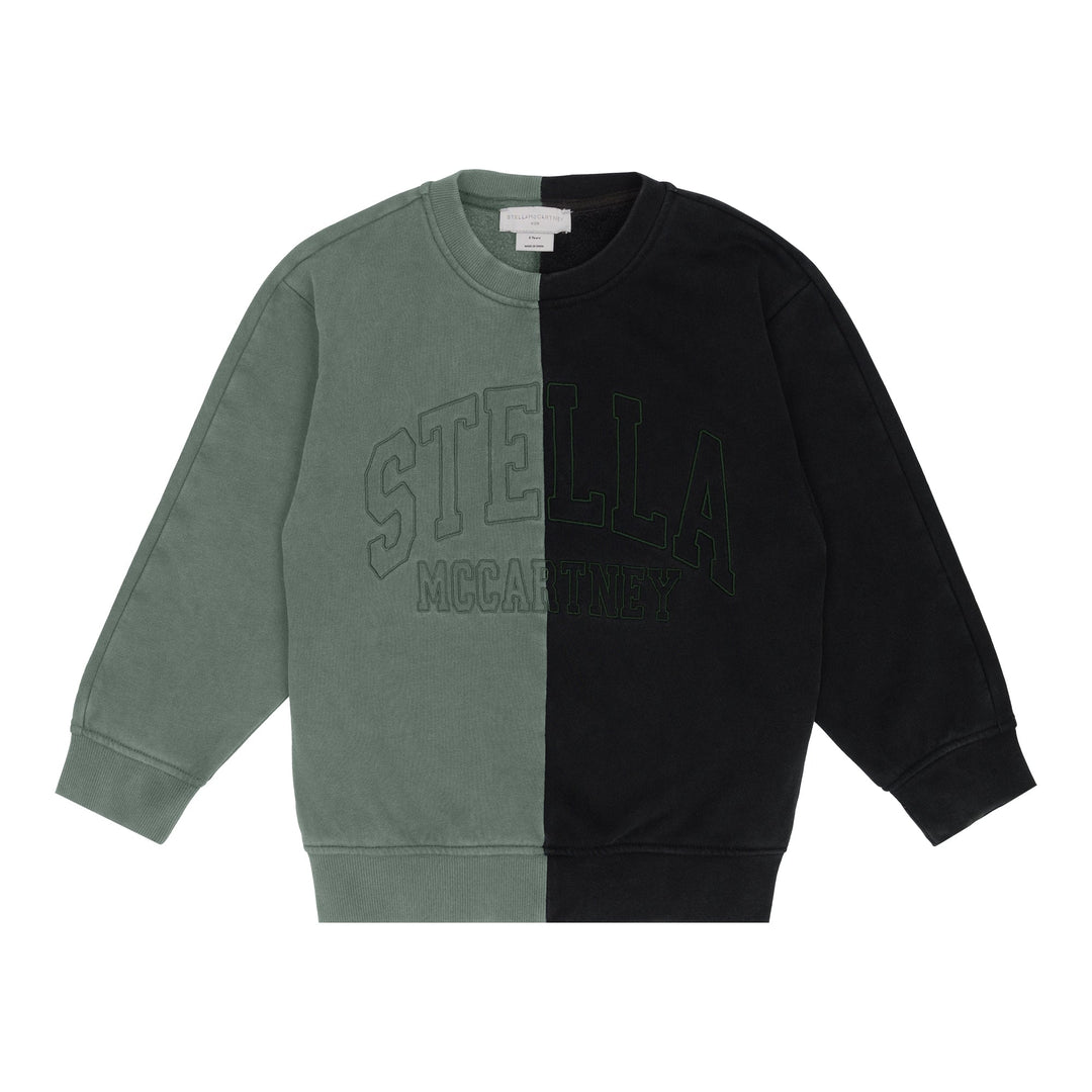 Boy Colorblock Sweatshirt - Black Grey - Posh New York