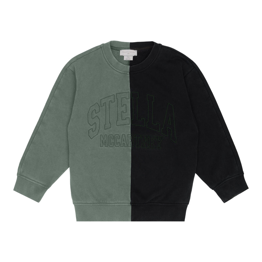 Boy Colorblock Sweatshirt - Black Grey - Posh New York