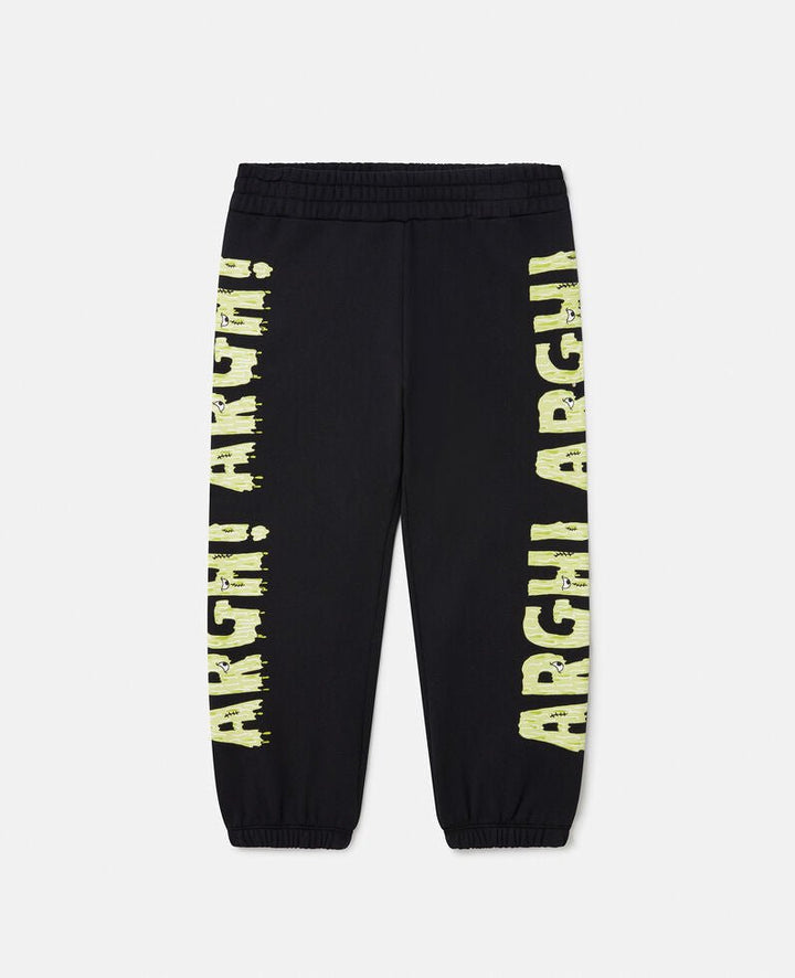 Boy Joggers Whit Halloween Monster Head - 930 Black - Posh New York