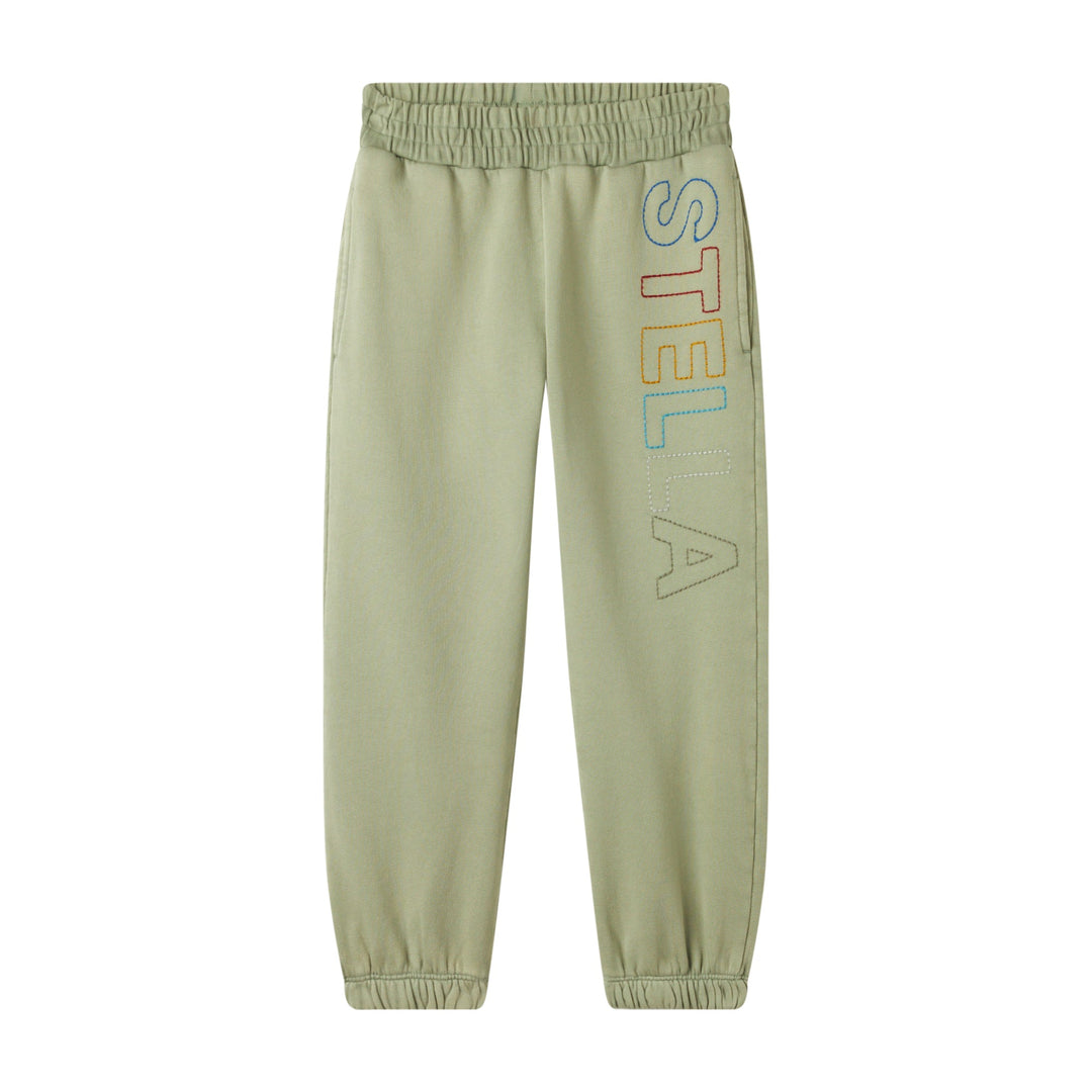 Boy Joggers With Logo Embro - 727 Light Green - Posh New York