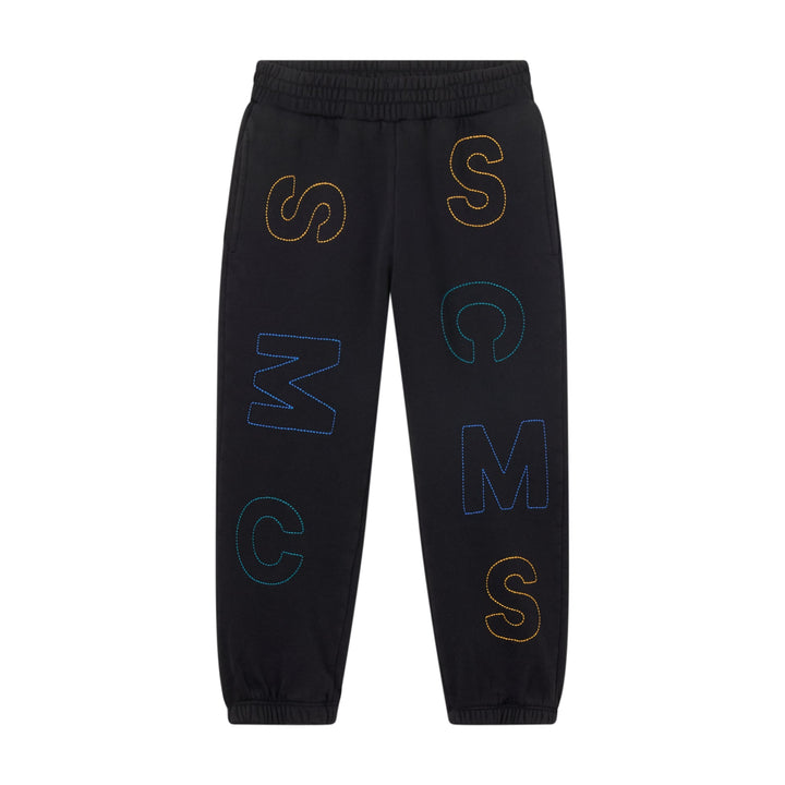 Boy Joggers With Smc Embro - 930 Black - Posh New York