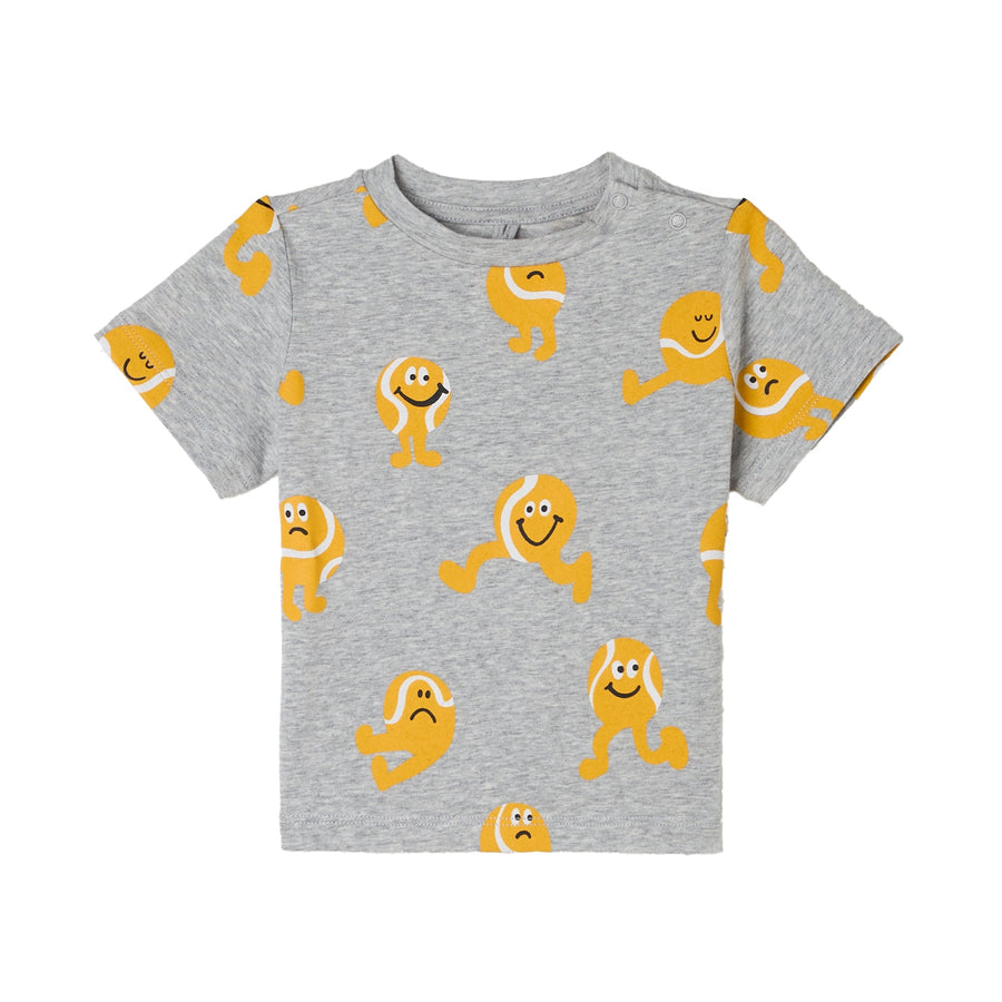 Boy SS Tennis Tee - 807MC Grey - Posh New York