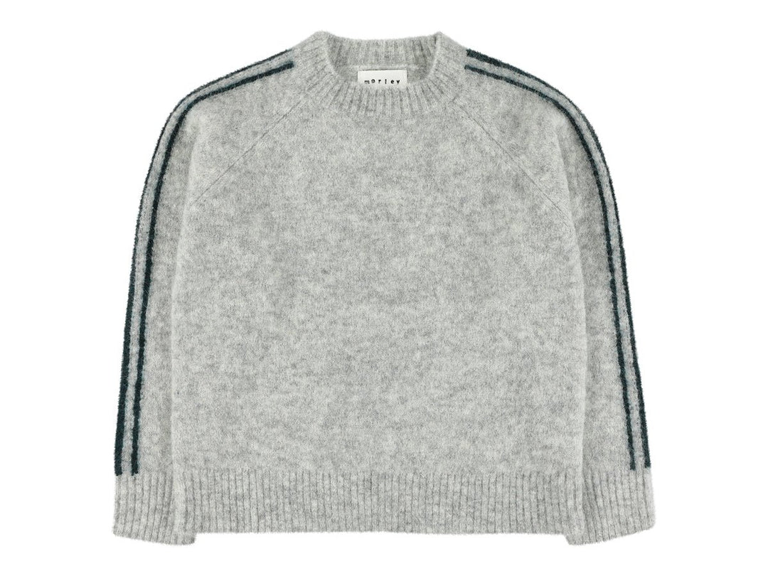 Boys Cardigan with Stripes on Arms - Grey - Posh New York