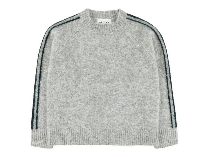 Boys Cardigan with Stripes on Arms - Grey - Posh New York