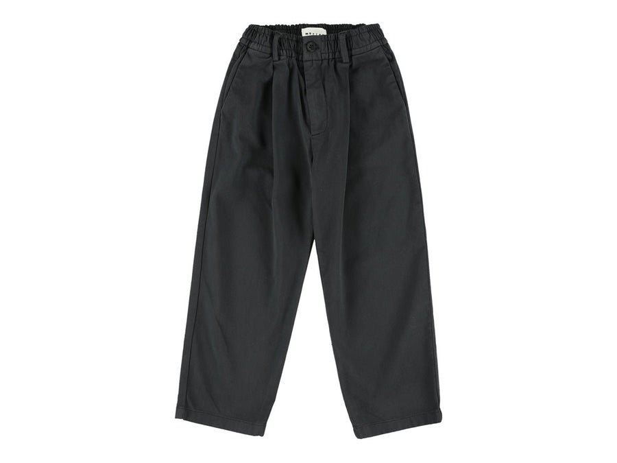 Boys Trouser with Elastic Waisband - Charcoal - Posh New York