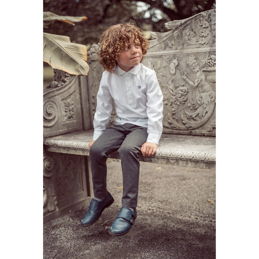 Boys White Shirt - White - Posh New York