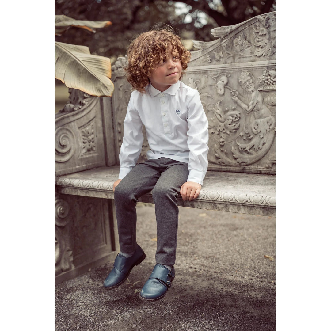 Boys White Shirt - White - Posh New York