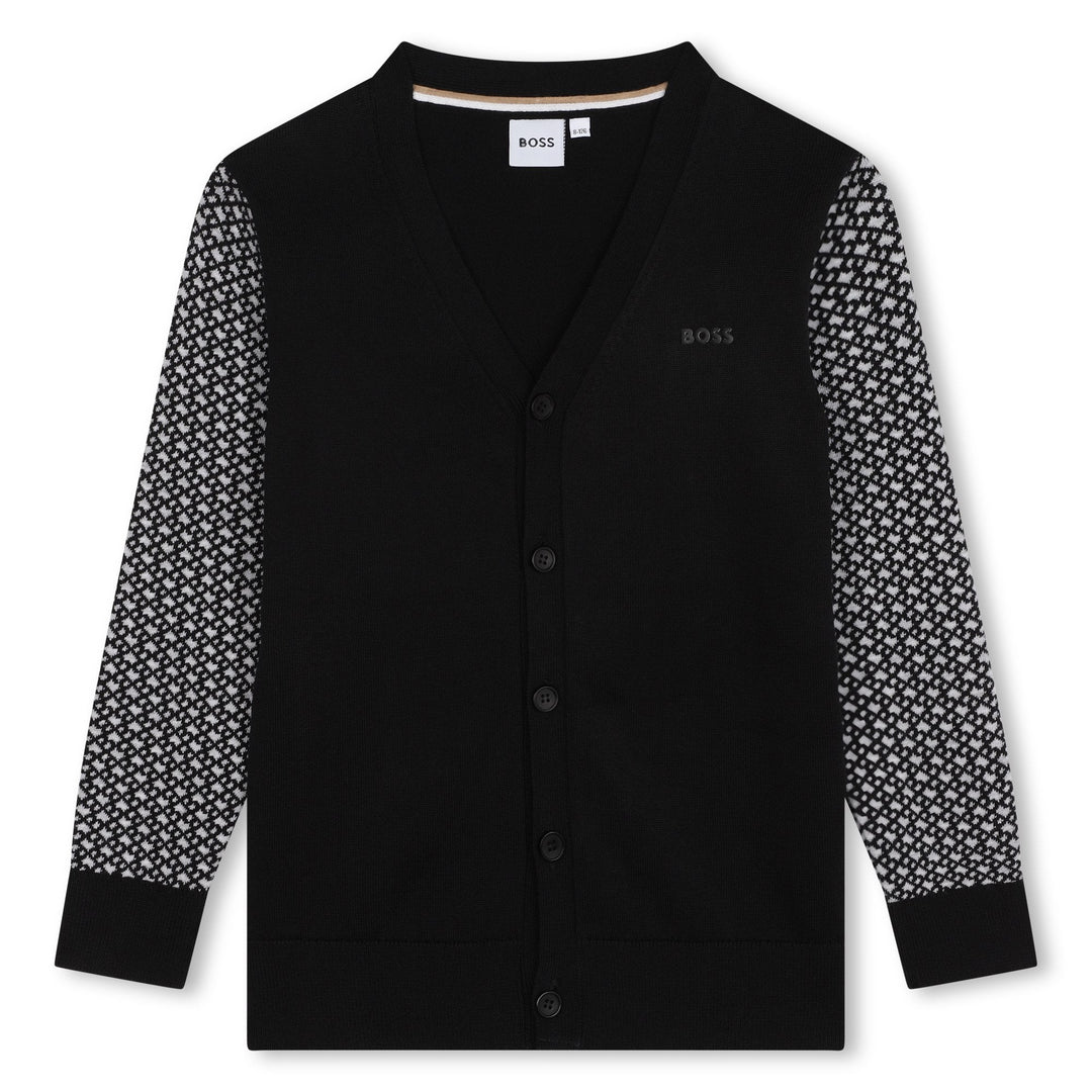 Button Down Cardigan - Black - Posh New York