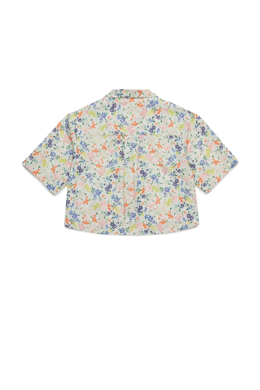 Camicia Fl Blouse - Lily White - Posh New York