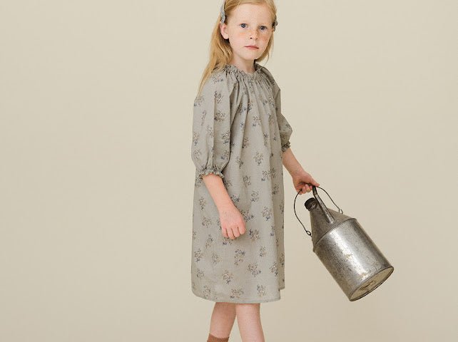 Camille Frill Dress - Khaki - Posh New York