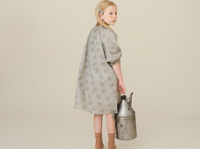 Camille Frill Dress - Khaki - Posh New York