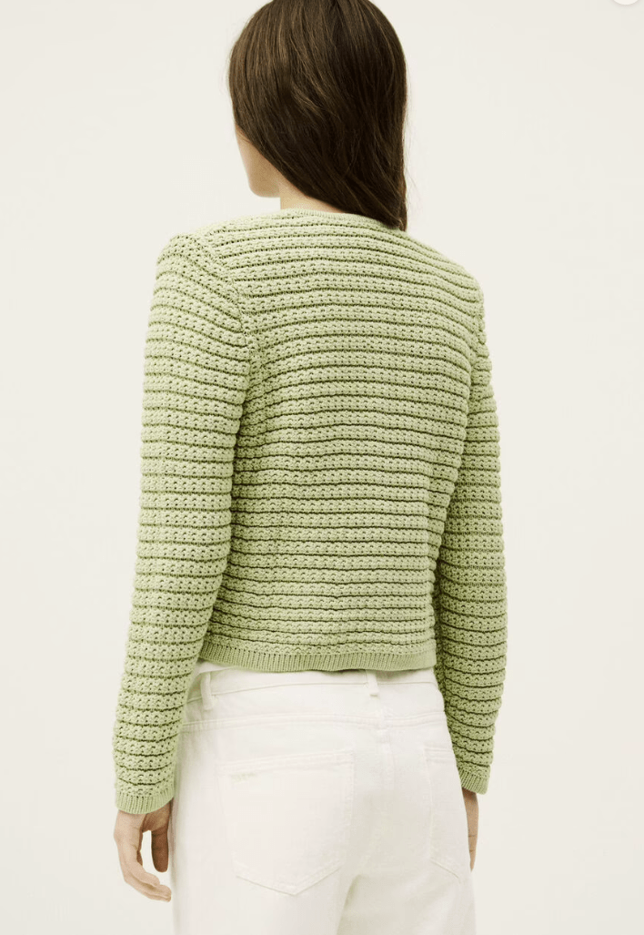 Cardigan Gaspard - Sage - Posh New York