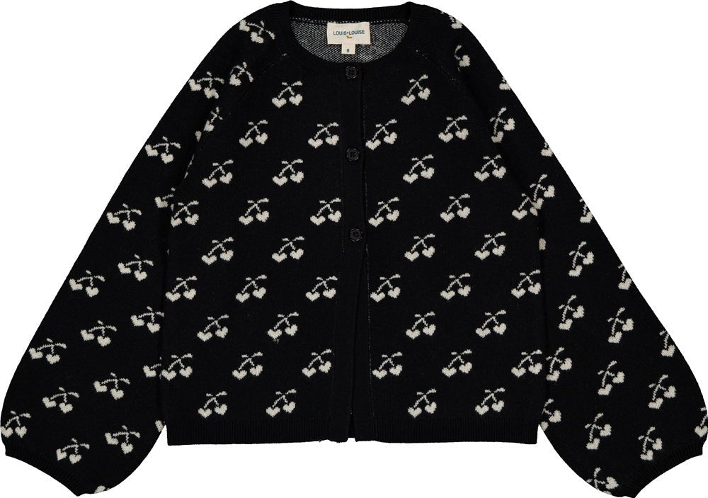 Cardigan Gulsah - Black/Cream - Posh New York