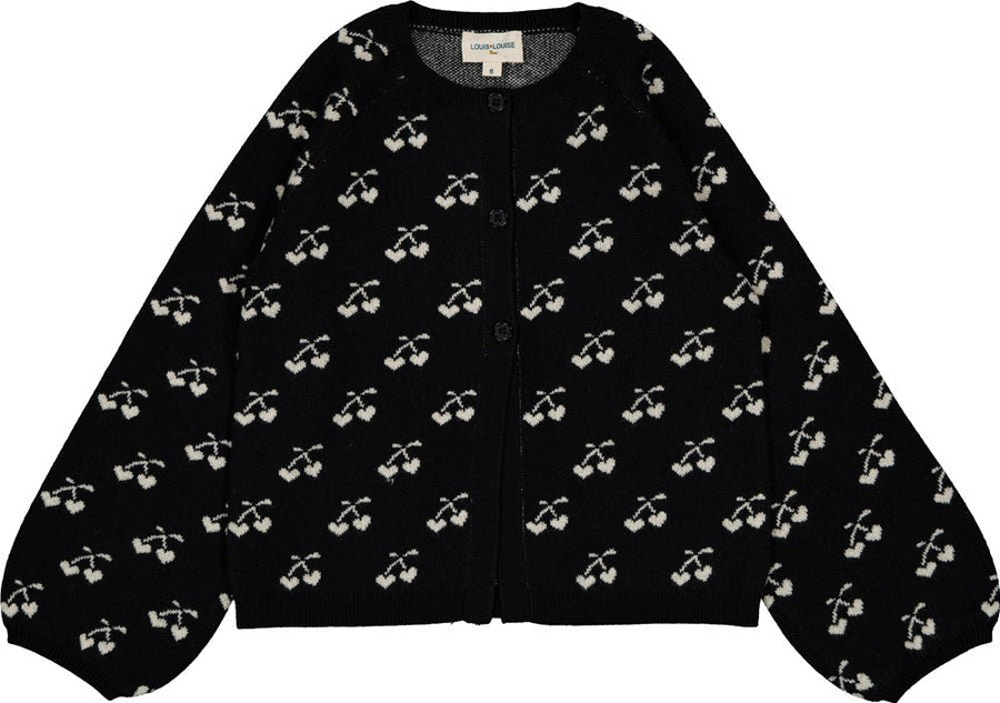 Cardigan Gulsah - Black/Cream - Posh New York