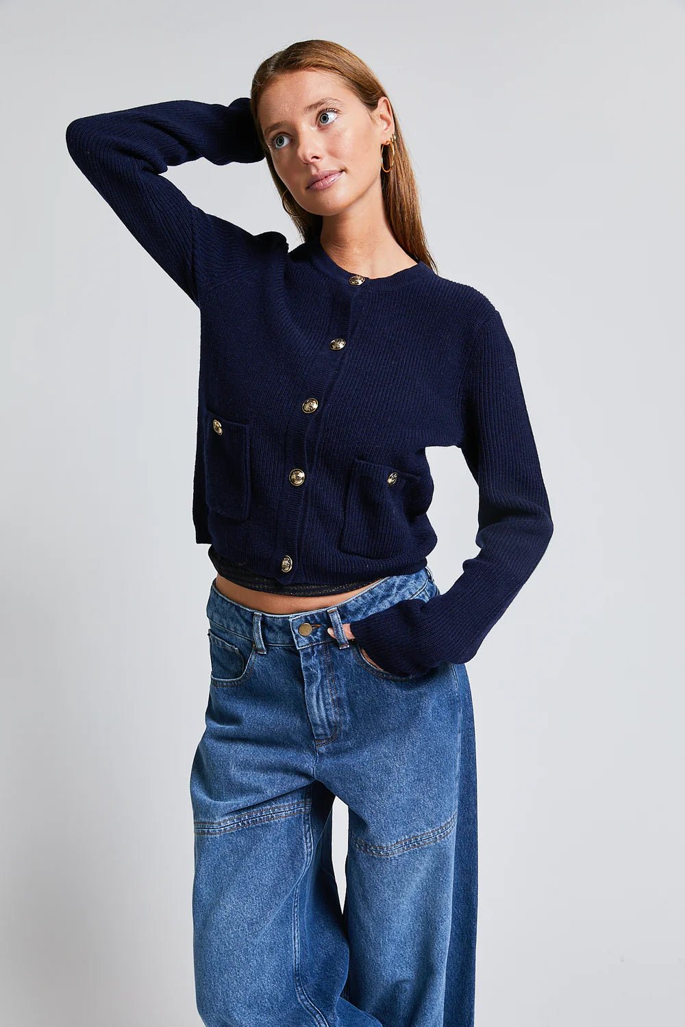 Cardigan Tours - Navy - Posh New York