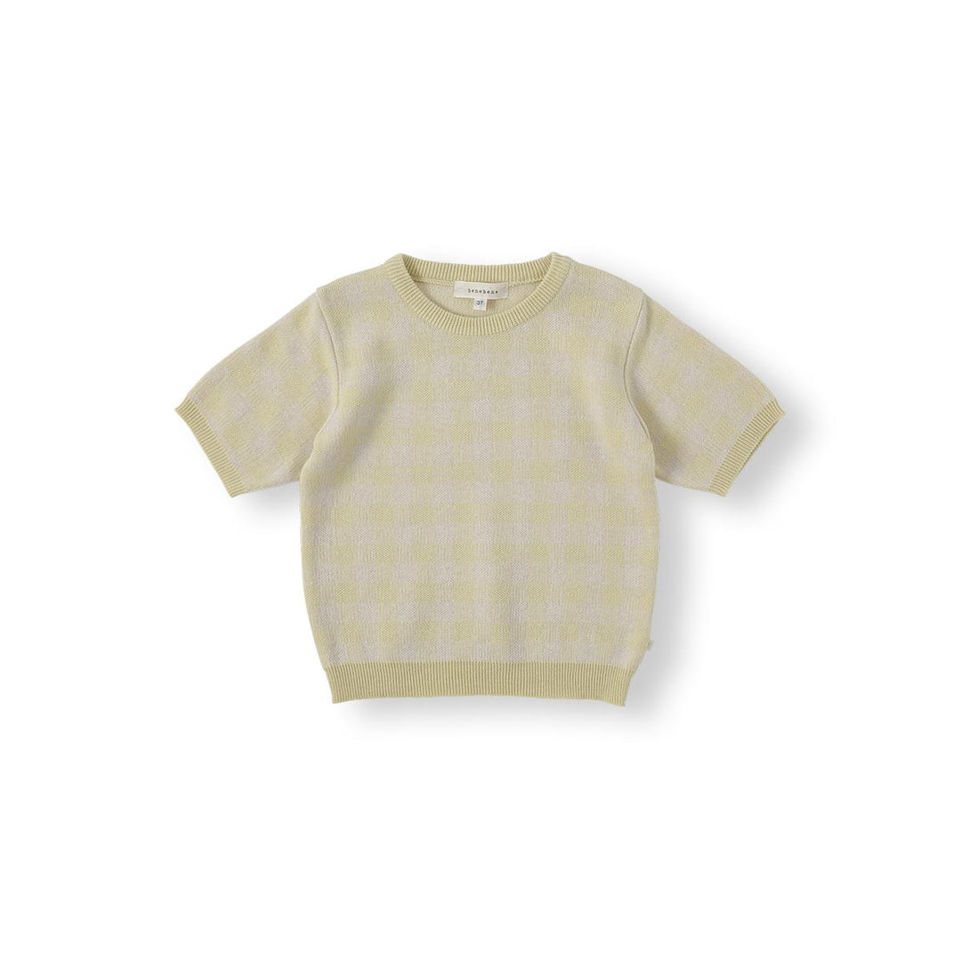 Check Half Knit - Dusty Yellow - Posh New York