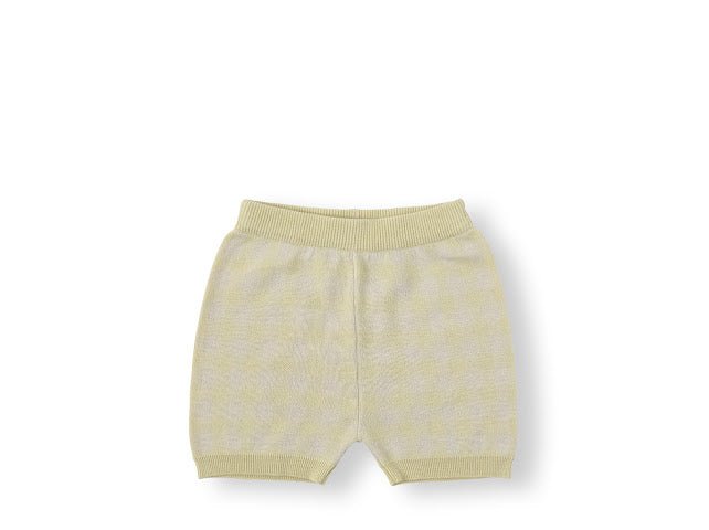 Check Knit Pants - Dusty Yellow - Posh New York