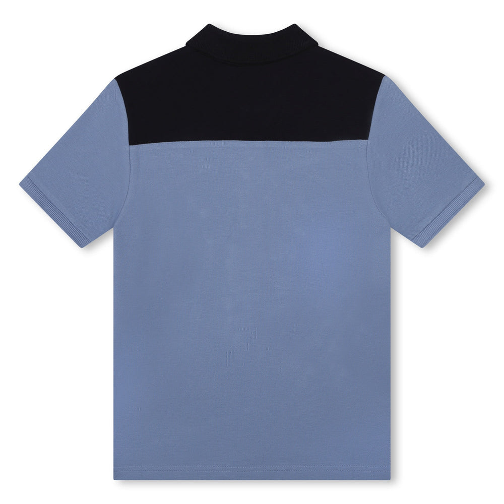 Color Block SS Polo - Blue - Posh New York