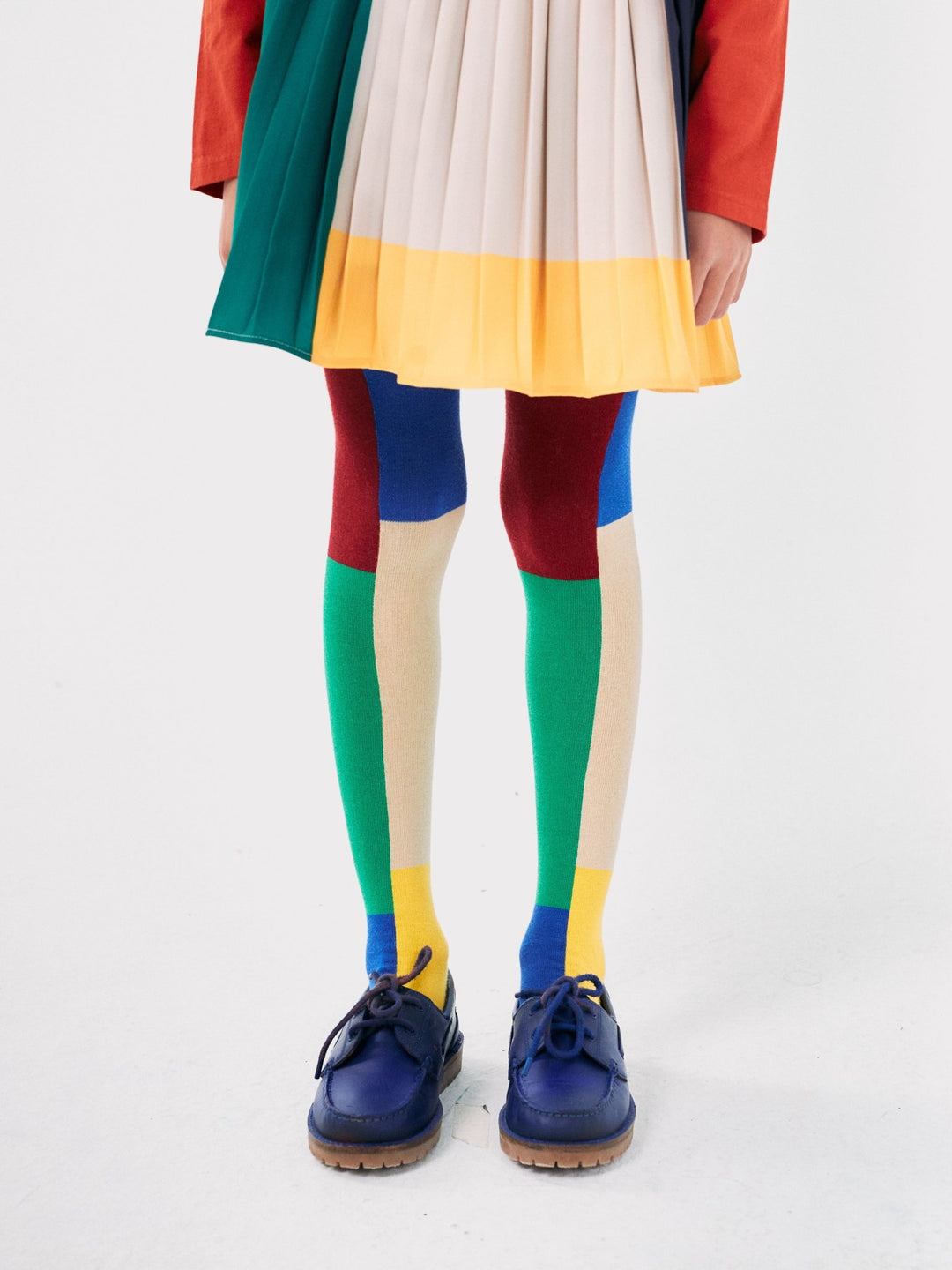 Color Block Tights - Multicolor - Posh New York