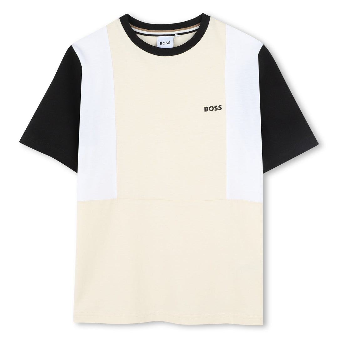 Colorblock SS T-Shirt - Sand - Posh New York