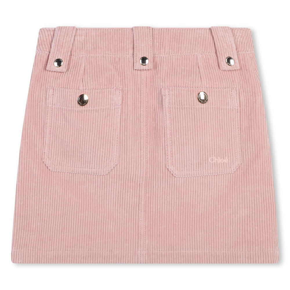 Corduroy Skirt - Pale Pink - Posh New York