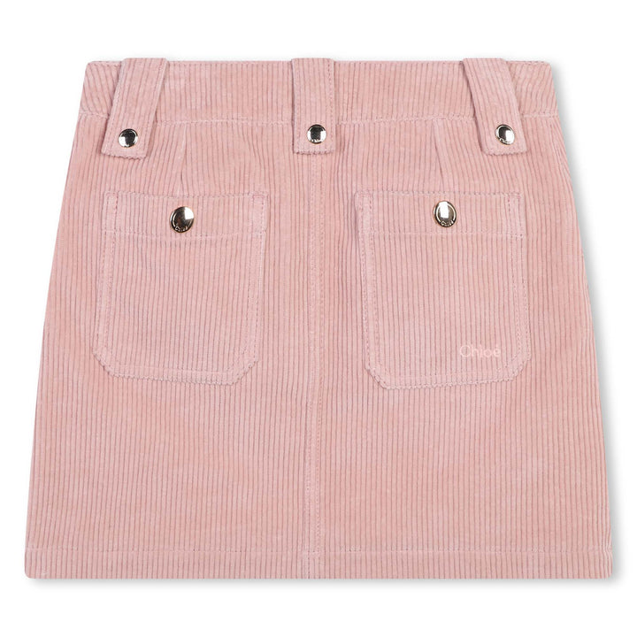 Corduroy Skirt - Pale Pink - Posh New York