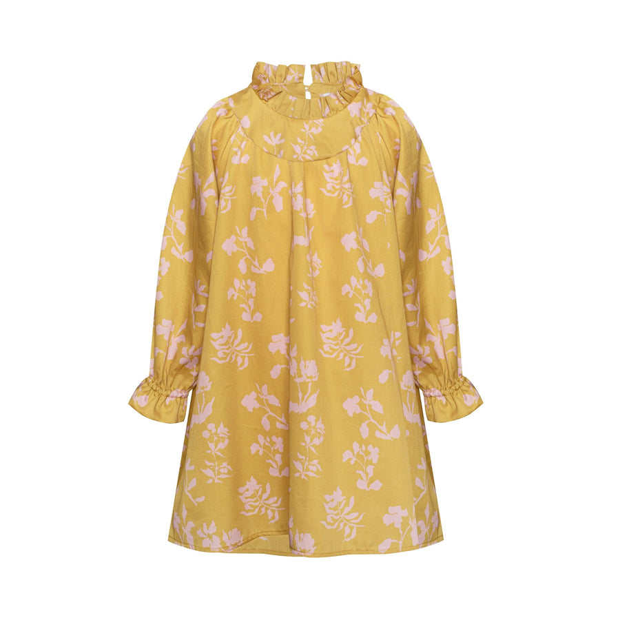 Cotton Dress Baby Calendula - Yellow - Posh New York