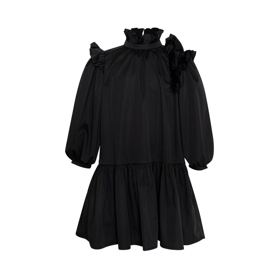 Cotton Dress Geneva - Black - Posh New York