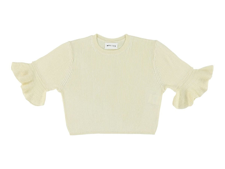 Crop Fit Sweater - Cream - Posh New York