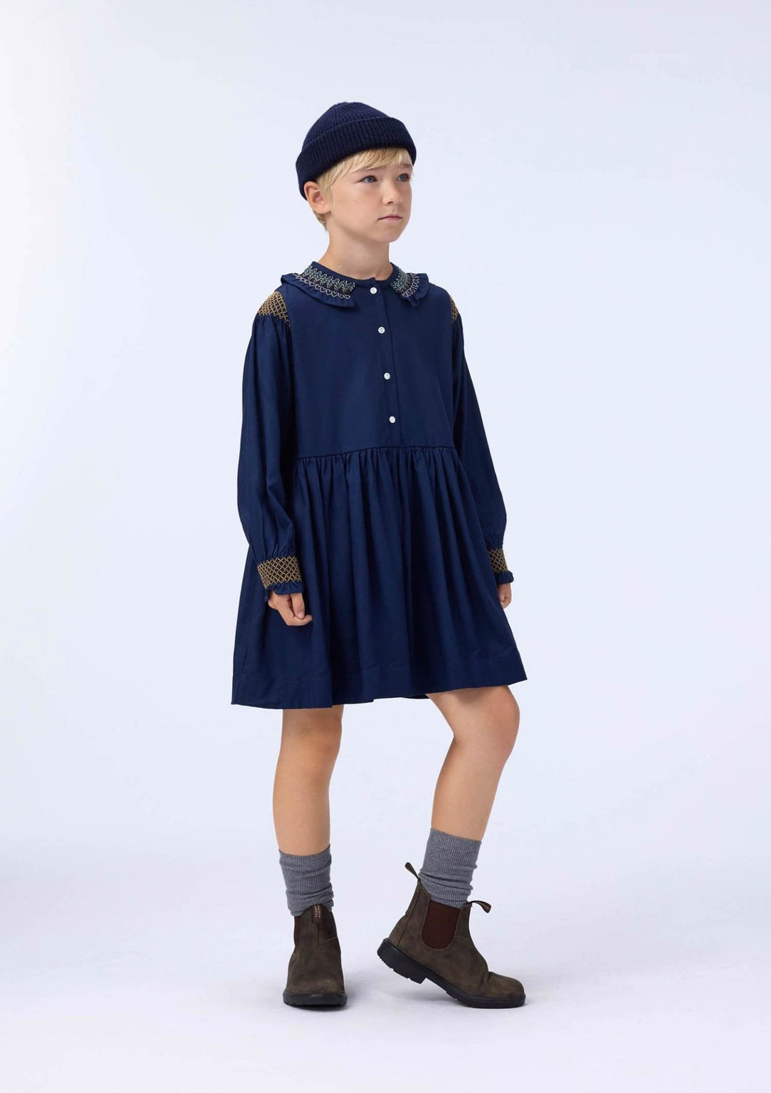Cyrille Dress - Galaxy Blue - Posh New York
