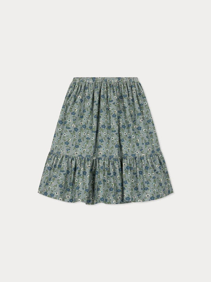 Daisy Skirt - Fl Vert De Gris - Posh New York
