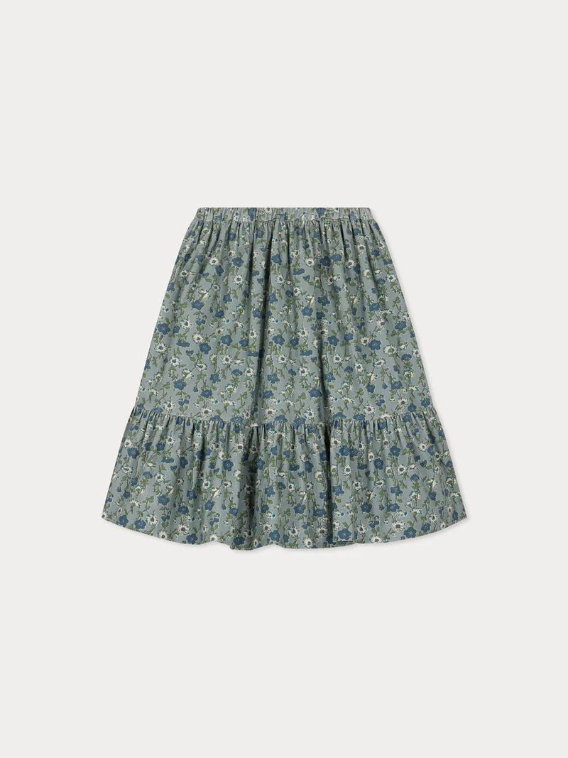 Daisy Skirt - Fl Vert De Gris - Posh New York