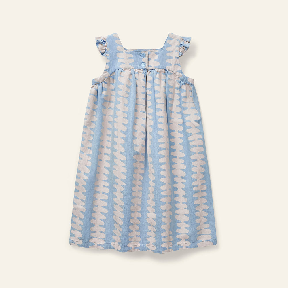 Deck Denim Dress - Soft Pink Stripe - Posh New York