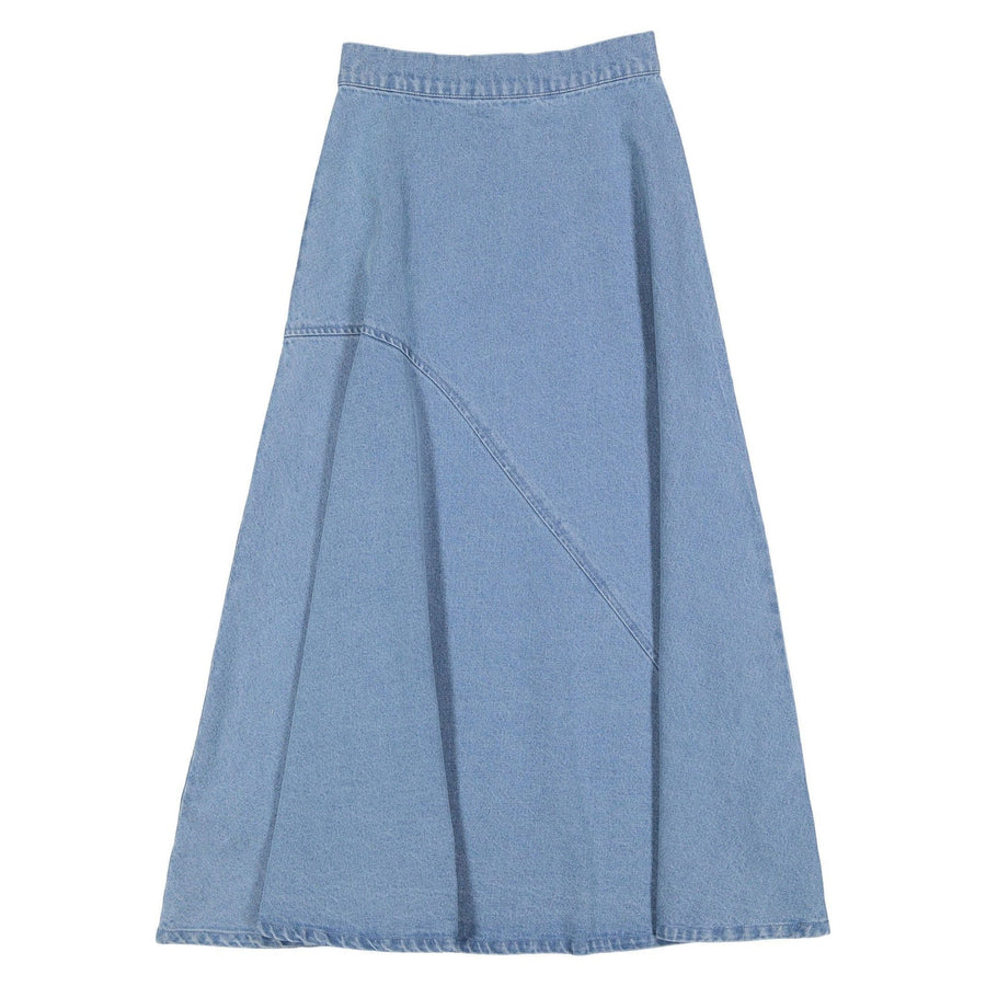 Denim Blue Skirt - Blue - Posh New York