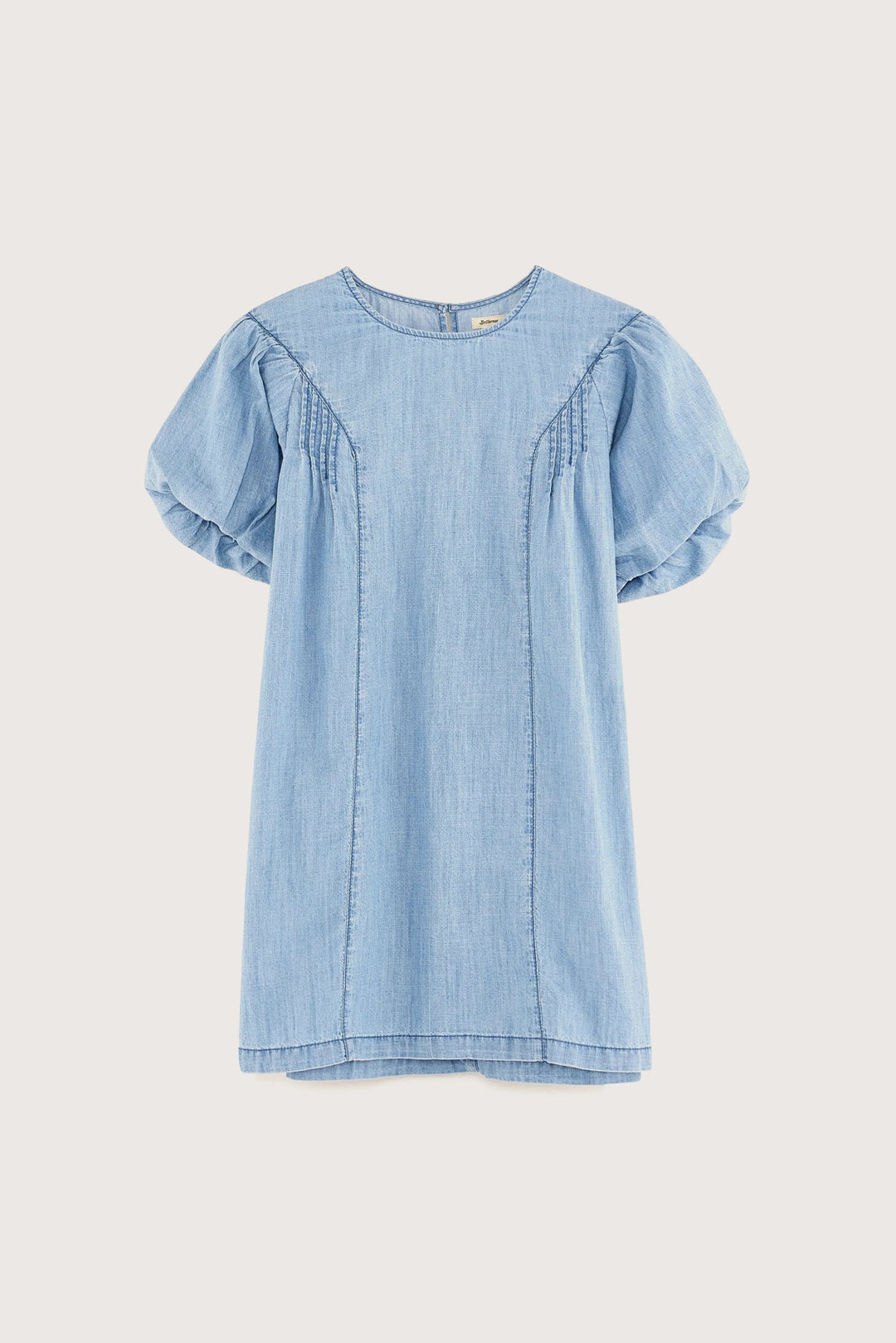 Denim Patch Dress - Lt Blue Stone - Posh New York