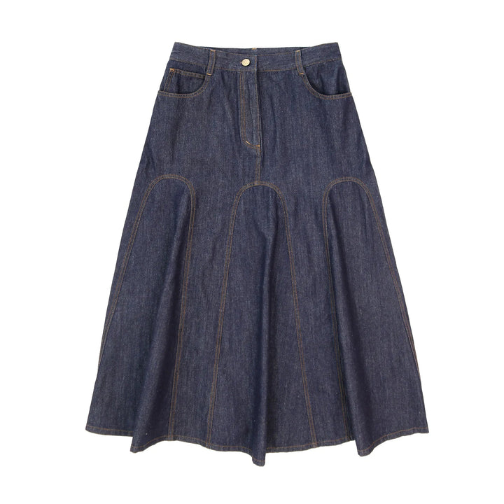 Denim Skirt - Denim - Posh New York