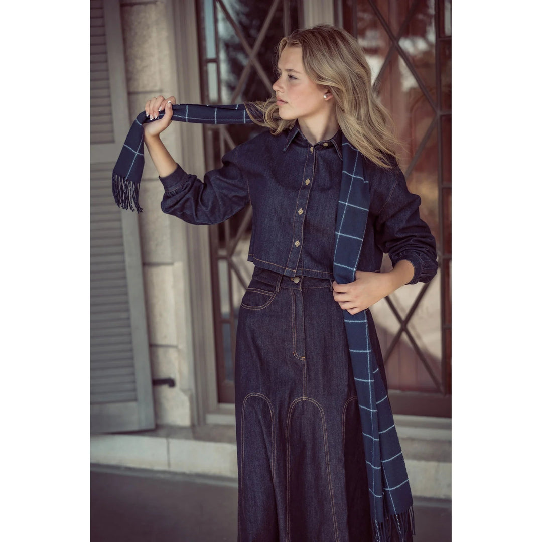Denim Skirt - Denim - Posh New York