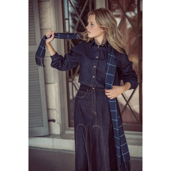 Denim Skirt - Denim - Posh New York