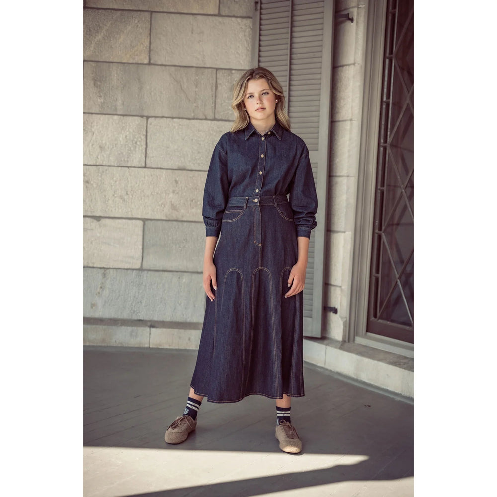 Denim Skirt - Denim - Posh New York