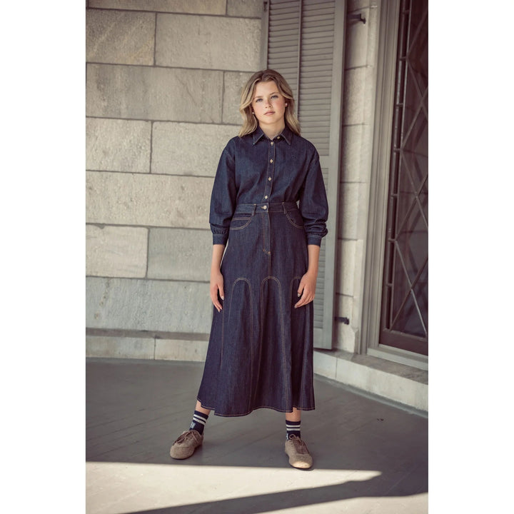 Denim Skirt - Denim - Posh New York