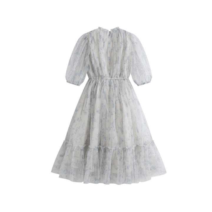 Donna Dress Blue Flower - Blue Flower - Posh New York