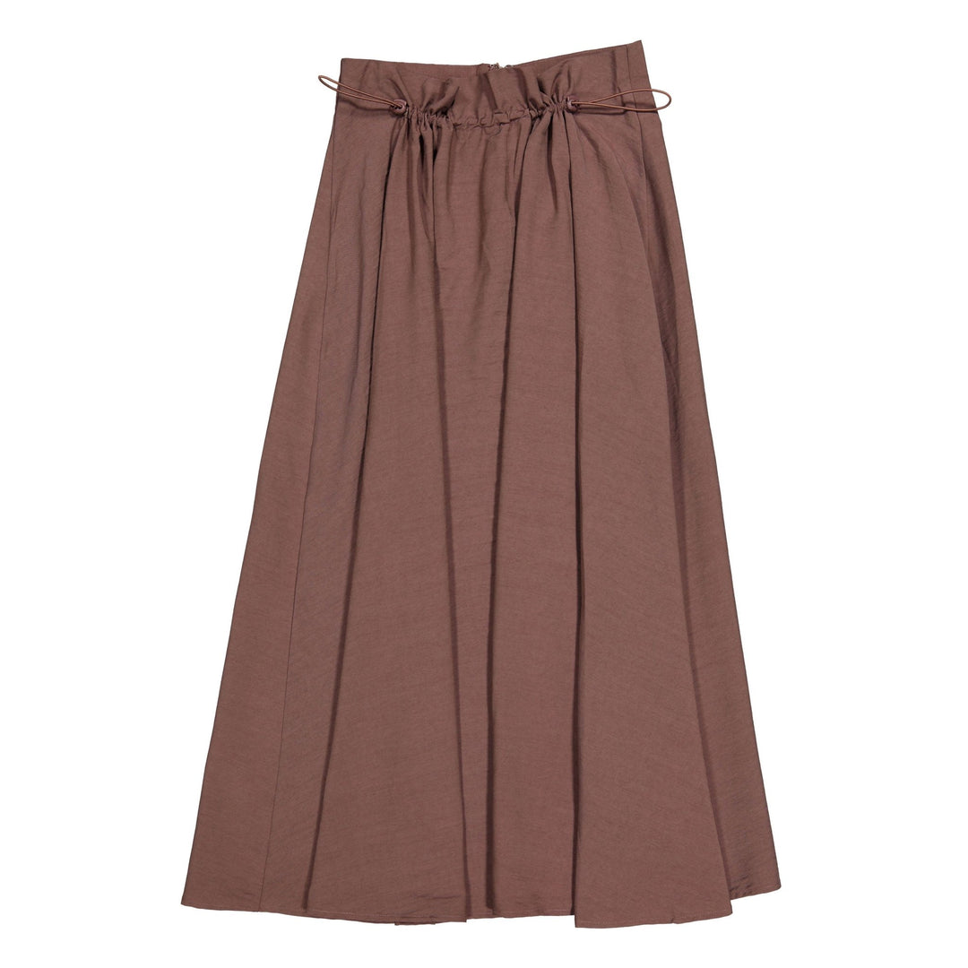 Drawstring Cargo Skirt - Vintage Red - Posh New York