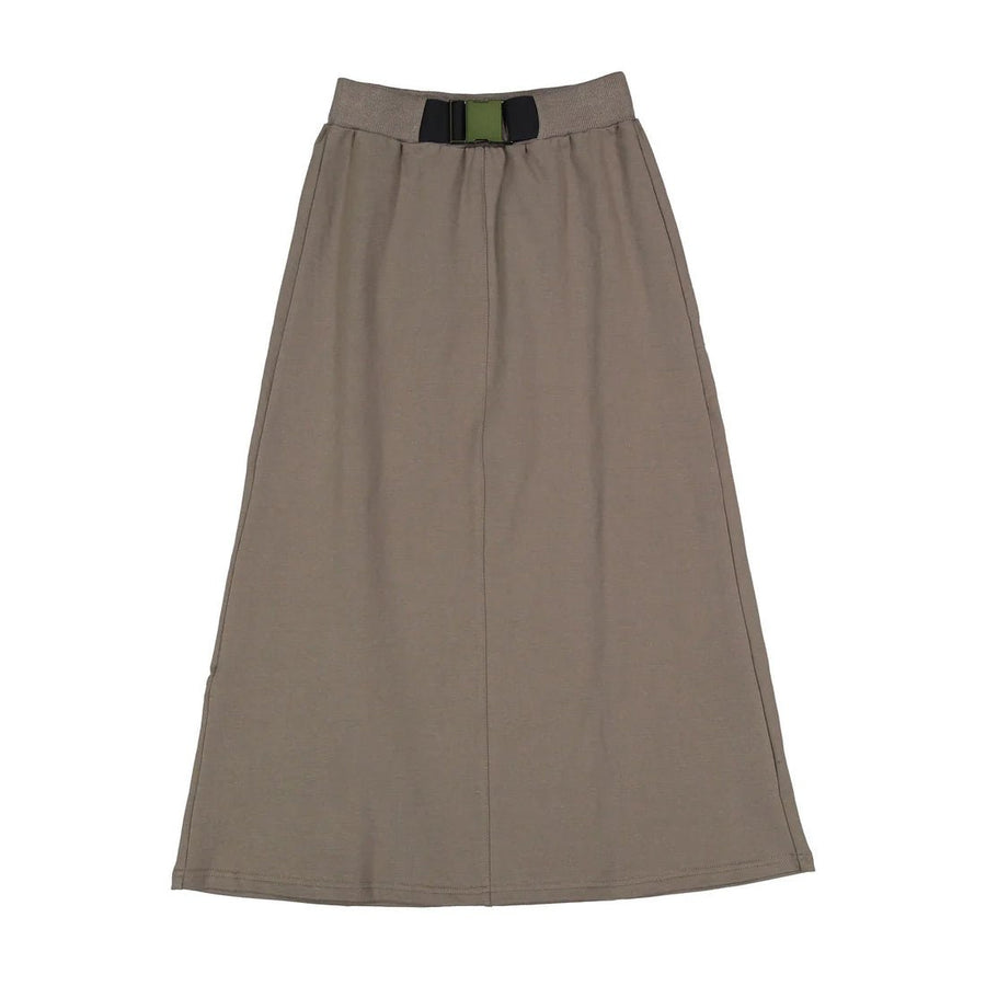 Earth Buckle Sweatshirt Skirt - Earth - Posh New York