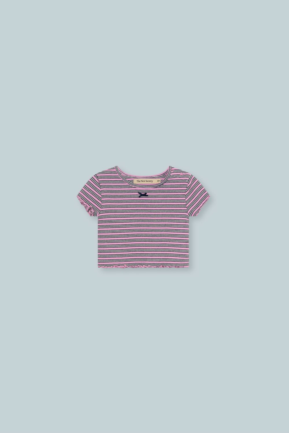 Ecru Romero Tee - Pink Lavendar Stripe - Posh New York